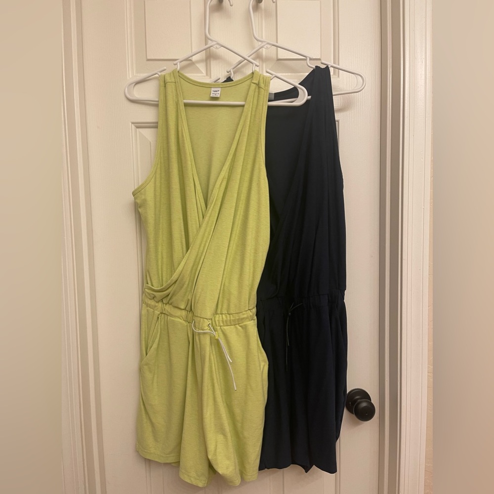 Bundle of two Old Navy active breathe on rompers size medium